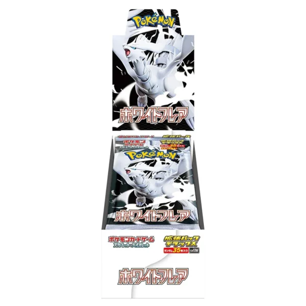 Pokemon Scarlet & Violet White Flare - Japanese Deluxe Booster Box (4 Packs)