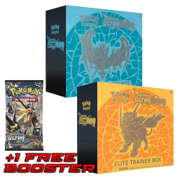 Pokemon Sun & Moon Ultra Prism Elite Trainer Box Dawn Wings Necrozma & Dusk Mane Necrozma
