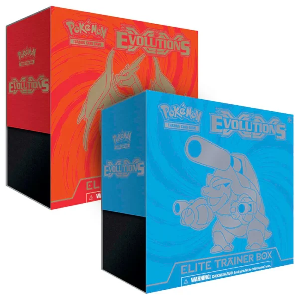 Pokemon - XY Evolutions - Mega Charizard Y & Mega Blastoise - Elite Trainer Box Set